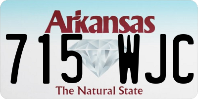 AR license plate 715WJC