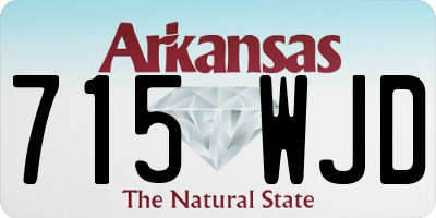 AR license plate 715WJD