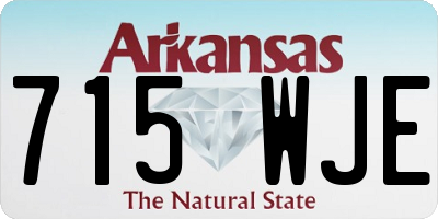 AR license plate 715WJE