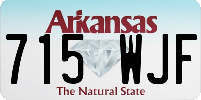 AR license plate 715WJF