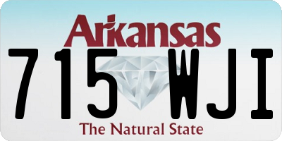 AR license plate 715WJI