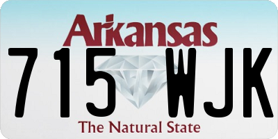 AR license plate 715WJK