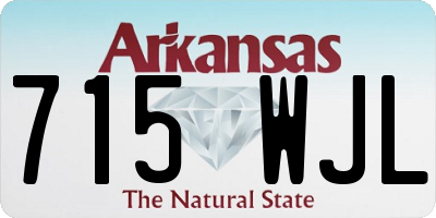 AR license plate 715WJL