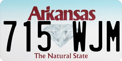 AR license plate 715WJM