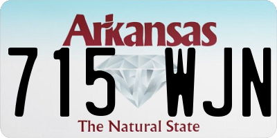 AR license plate 715WJN