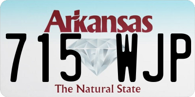 AR license plate 715WJP