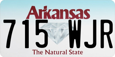 AR license plate 715WJR