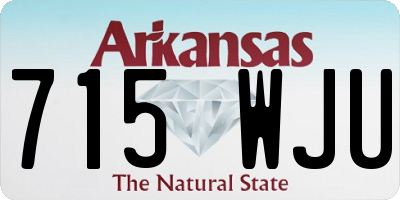 AR license plate 715WJU