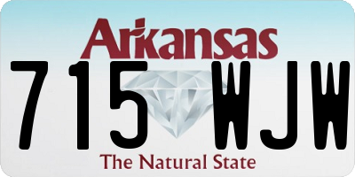 AR license plate 715WJW