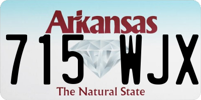 AR license plate 715WJX