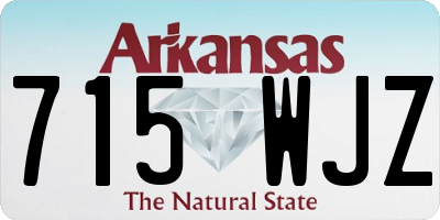 AR license plate 715WJZ