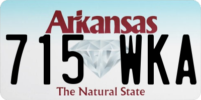 AR license plate 715WKA