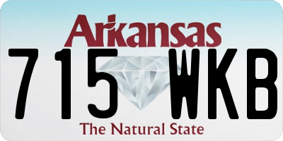 AR license plate 715WKB