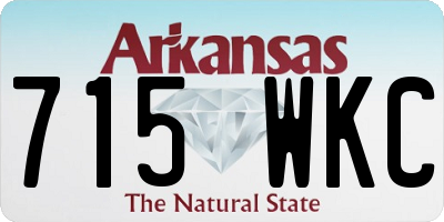 AR license plate 715WKC