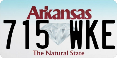 AR license plate 715WKE