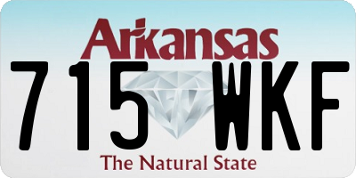AR license plate 715WKF