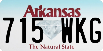 AR license plate 715WKG