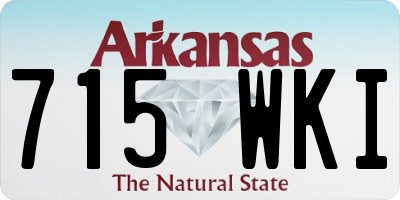 AR license plate 715WKI