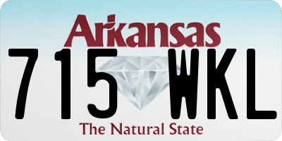 AR license plate 715WKL
