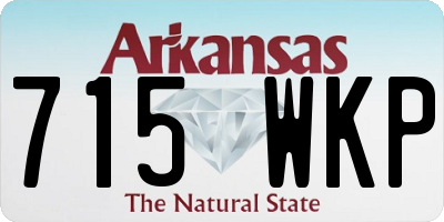 AR license plate 715WKP