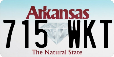 AR license plate 715WKT