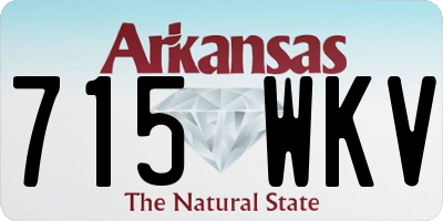 AR license plate 715WKV