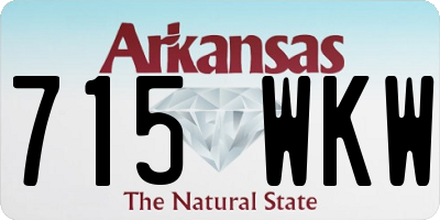 AR license plate 715WKW