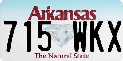 AR license plate 715WKX
