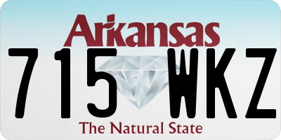AR license plate 715WKZ