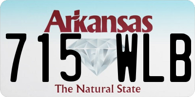AR license plate 715WLB