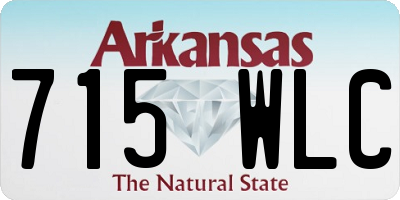 AR license plate 715WLC