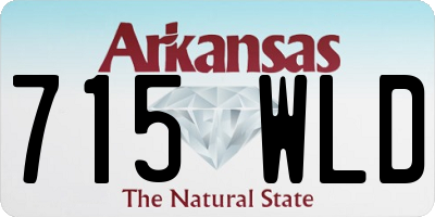 AR license plate 715WLD