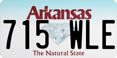 AR license plate 715WLE