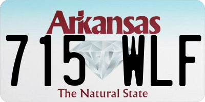 AR license plate 715WLF