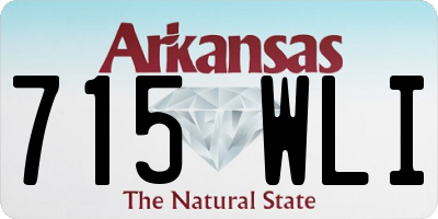 AR license plate 715WLI