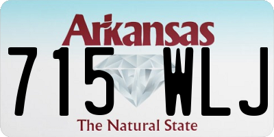 AR license plate 715WLJ
