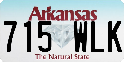 AR license plate 715WLK