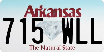 AR license plate 715WLL