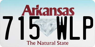 AR license plate 715WLP