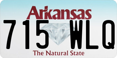 AR license plate 715WLQ