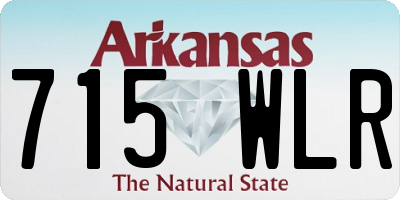 AR license plate 715WLR