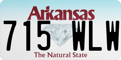 AR license plate 715WLW