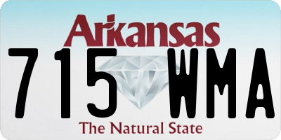 AR license plate 715WMA