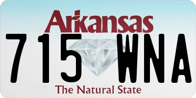 AR license plate 715WNA