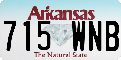 AR license plate 715WNB