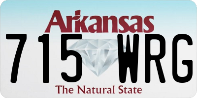 AR license plate 715WRG