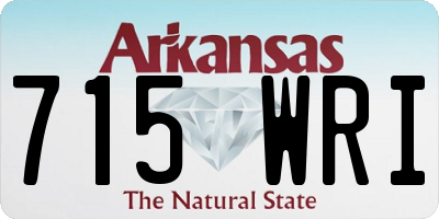 AR license plate 715WRI
