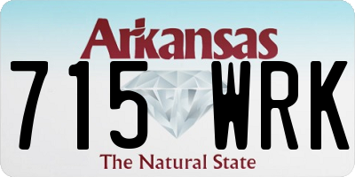 AR license plate 715WRK