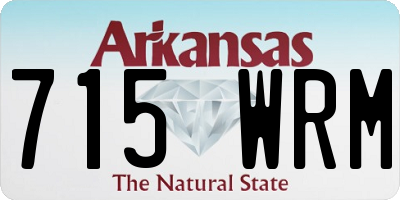 AR license plate 715WRM