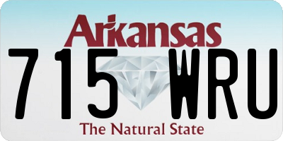 AR license plate 715WRU